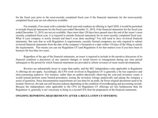 Regulatory Filings Example Regulation cf | PDF