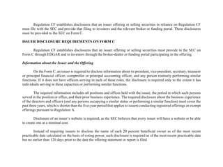 Regulatory Filings Example Regulation cf | PDF