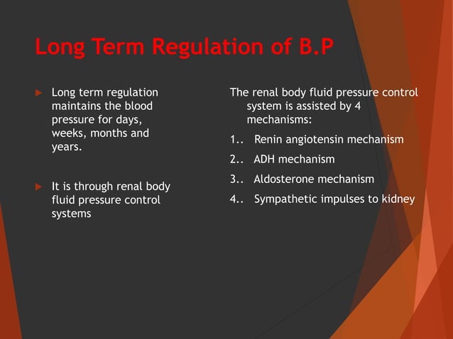 Regulation of arterial blood pressure (The Guyton and Hall Physiology ...