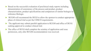Rcgm Guidelines.pdf Regulation of biosimilar in India | PPTX