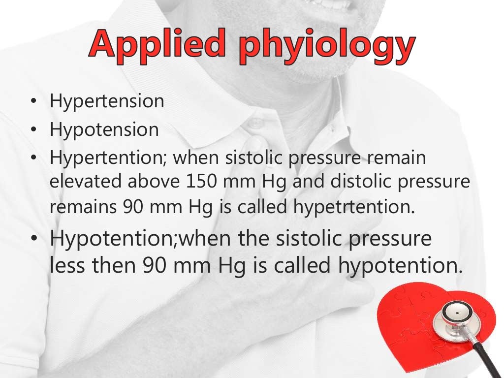 Regulation of blood pressure