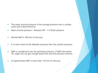 Regulation of blood pressure 1 | PPTX