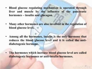Regulation of blood sugar | PPTX