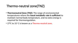 Regulation of body temperature and clinical aspectsptx | PPTX