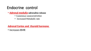 Regulation of body temperature and clinical aspectsptx | PPTX