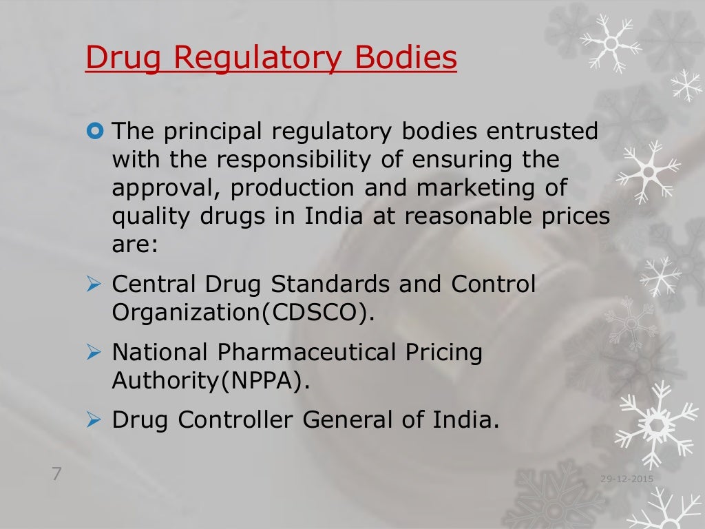 Regulation of drug sector in India