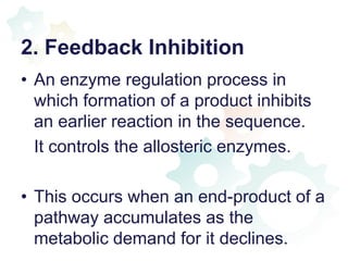 Regulation of enzyme activity | PPTX