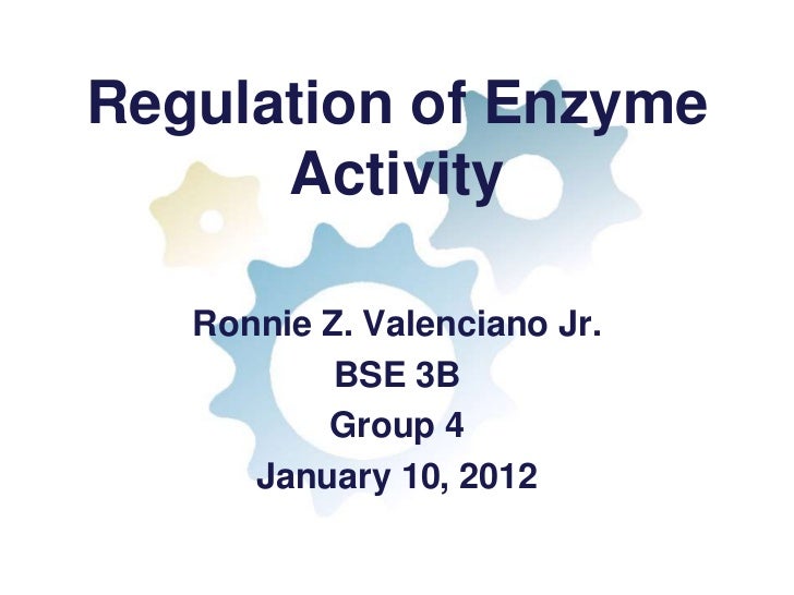REGULATION OF ENZYME ACTIVITY EPUB DOWNLOAD REGULATION OF ENZYME ACTIVITY EPUB DOWNLOAD