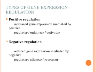 Regulation of gene expression (1).ppt ars | PPT