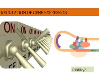 Regulation of gene expression (molecular biology) | PPTX