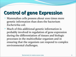 Regulation of gene expression in eukaryotes | PPT