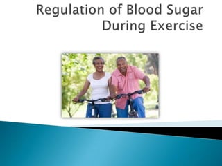 Regulation of Blood Sugar During Exercise 