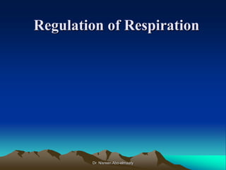 Dr. Nisreen Abo-elmaaty Regulation of Respiration 