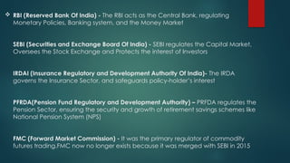Irda Rbi regulations And Compliance in financial markets in india.pptx