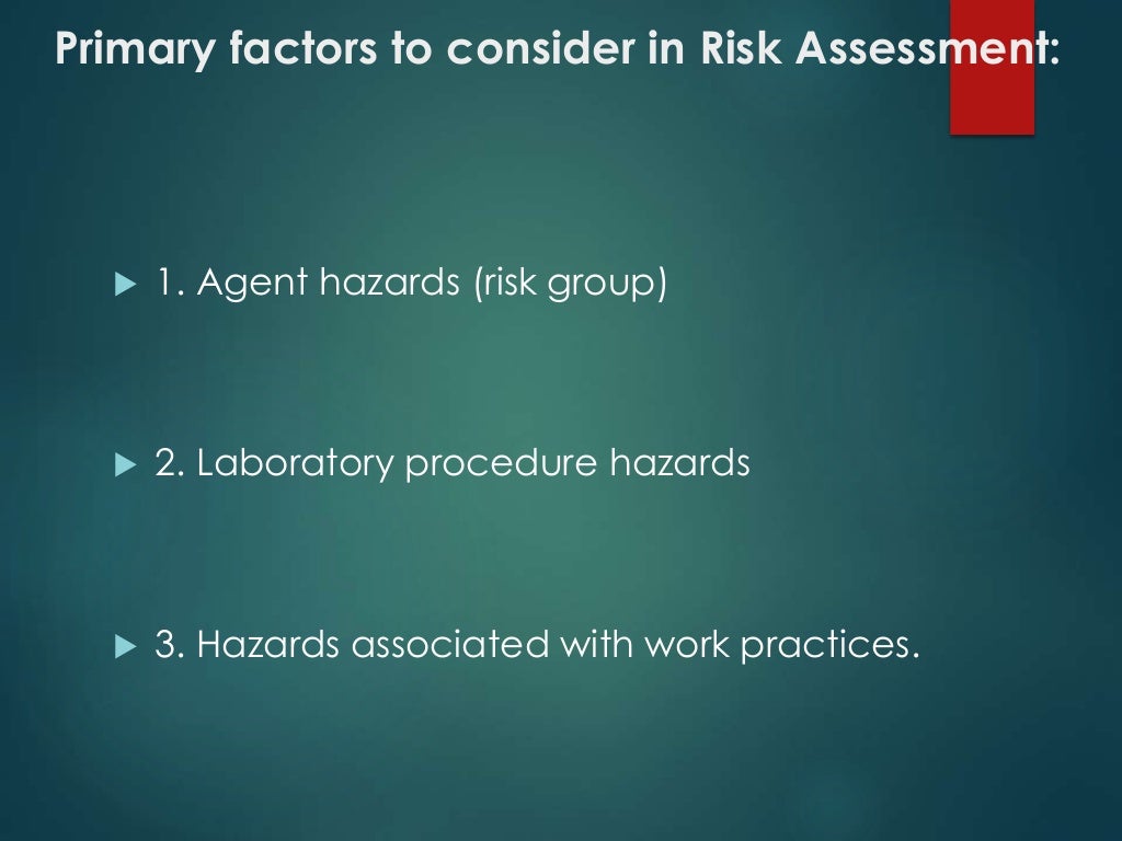 Regulations for safety in biological plants