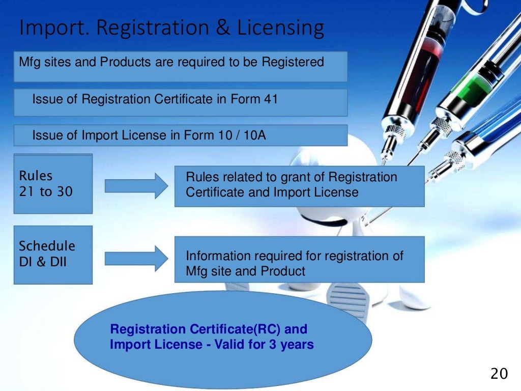 Regulations of medical devices in india