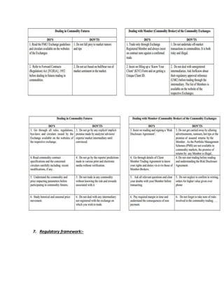 7. Regulatory framework:-
 