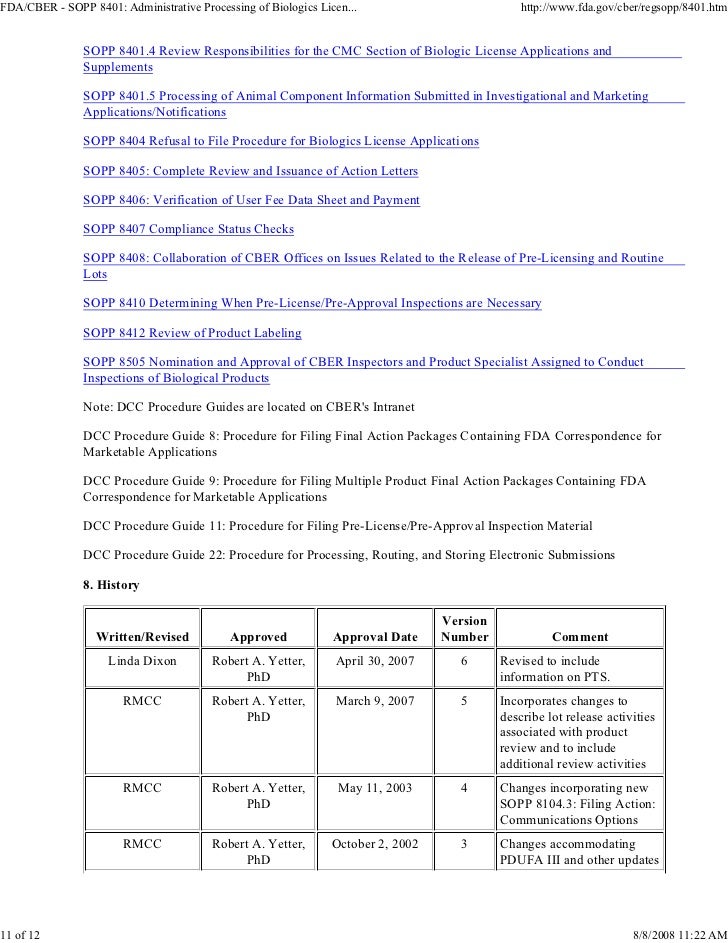 Regulatory license applications