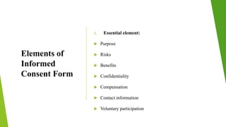 REGULATORY AFFAIR (Informed Concent Process and Procedure)).pptx