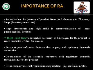 Regulatory affairs in Pharmaceutical Industry | PPTX