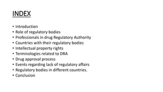 DRUG REGULATORY AFFAIRS | PPT