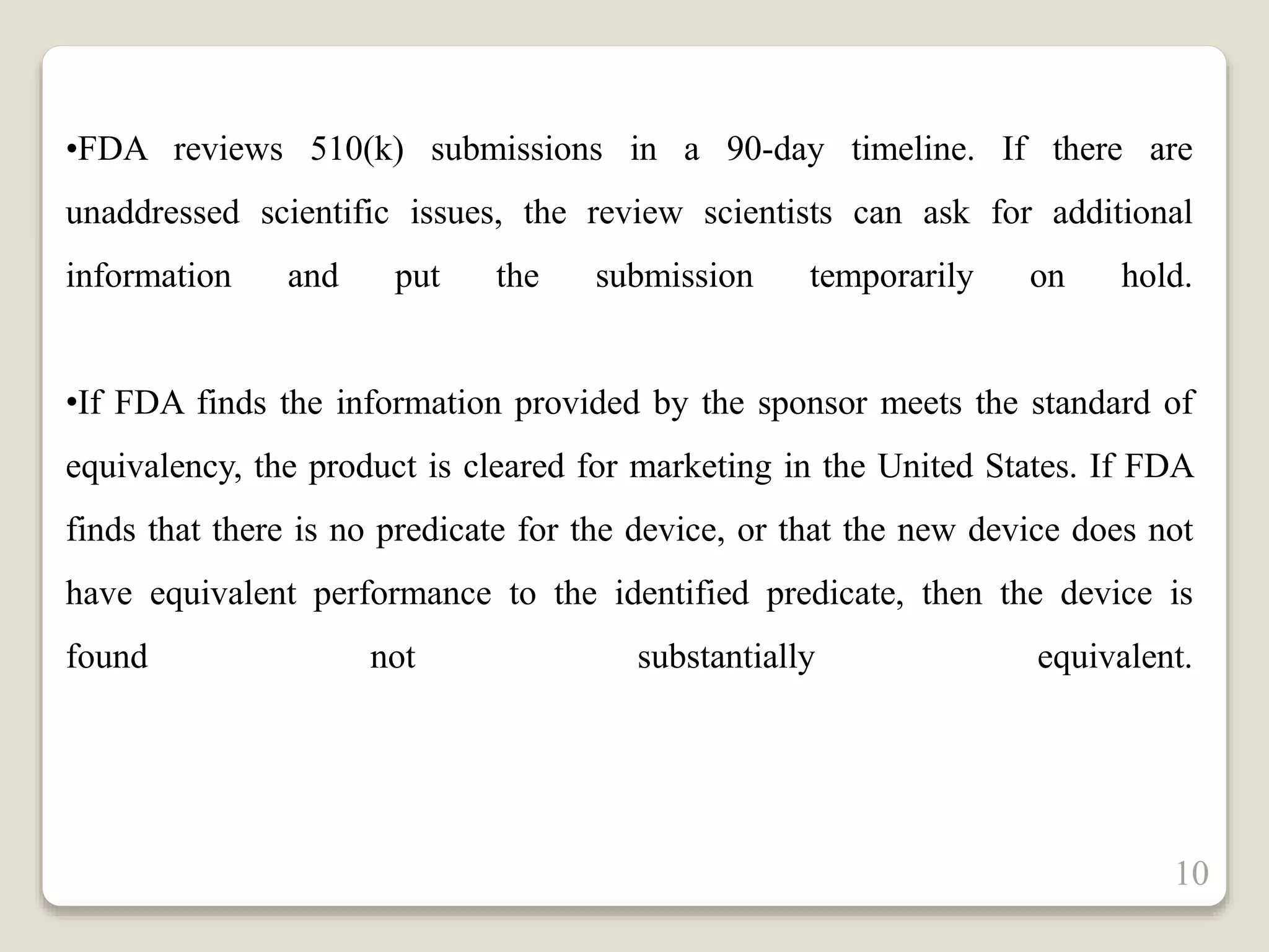 Regulatory approval process for invitro diagnostics in us | PPTX