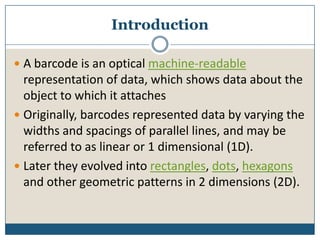 Regulatory aspect of barcode technology | PPTX