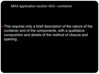 Regulatory aspect of pharamacutical packging | PPTX