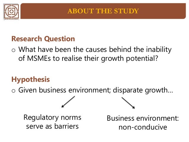 Research paper on small medium enterprises in india