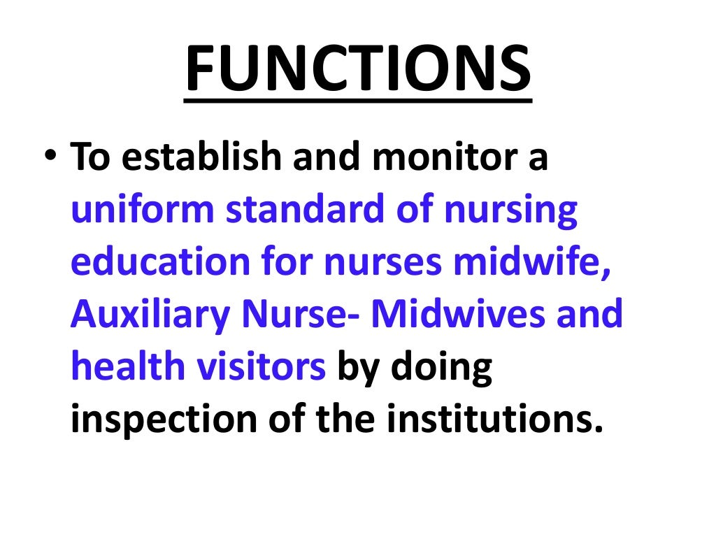 REGULATORY BODIES OF NURSING IN INDIA