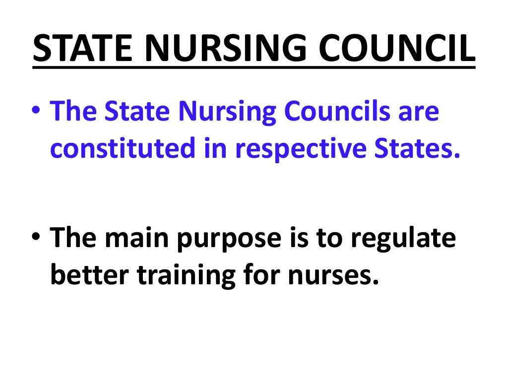 REGULATORY BODIES OF NURSING IN INDIA