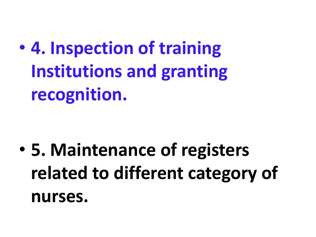 REGULATORY BODIES OF NURSING IN INDIA