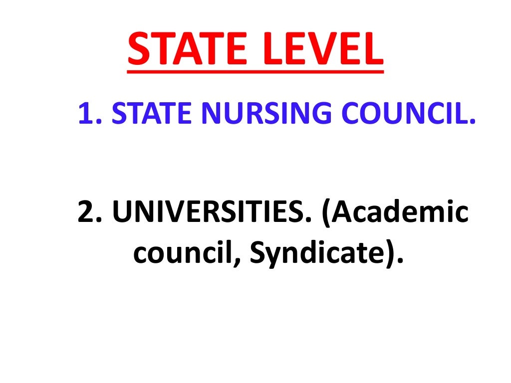 REGULATORY BODIES OF NURSING IN INDIA