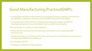 REGULATORY CONSIDERATIONS IN JAPAN.pptx | Pharmaceutical Industry ... image.