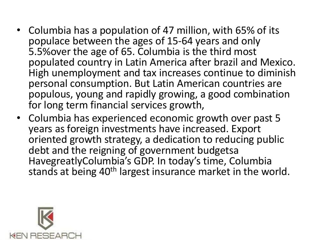 Regulatory developments to support colombia life insurance