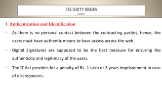 Regulatory Framework of E-Commerce | PPTX
