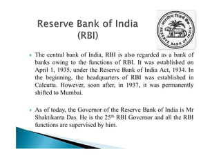 Rbi First Extablished Regulatory Institutions of India - BBA SEM V (FMS).pdf