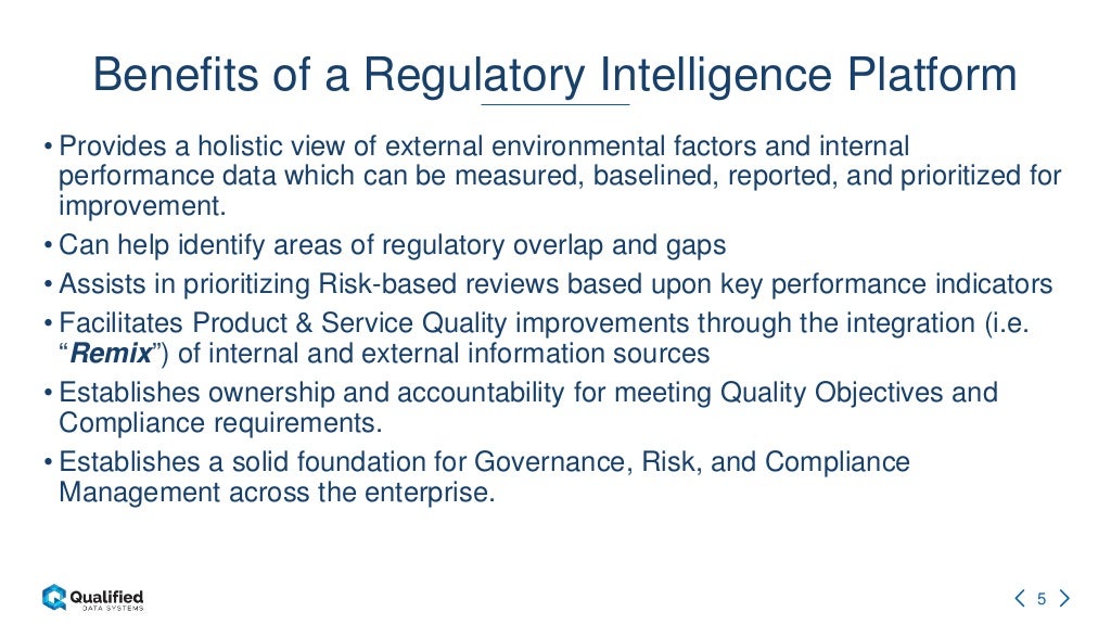 Regulatory Intelligence