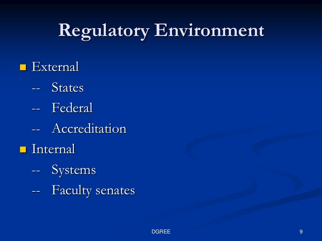 Regulatory Landscape The Triad 1 10
