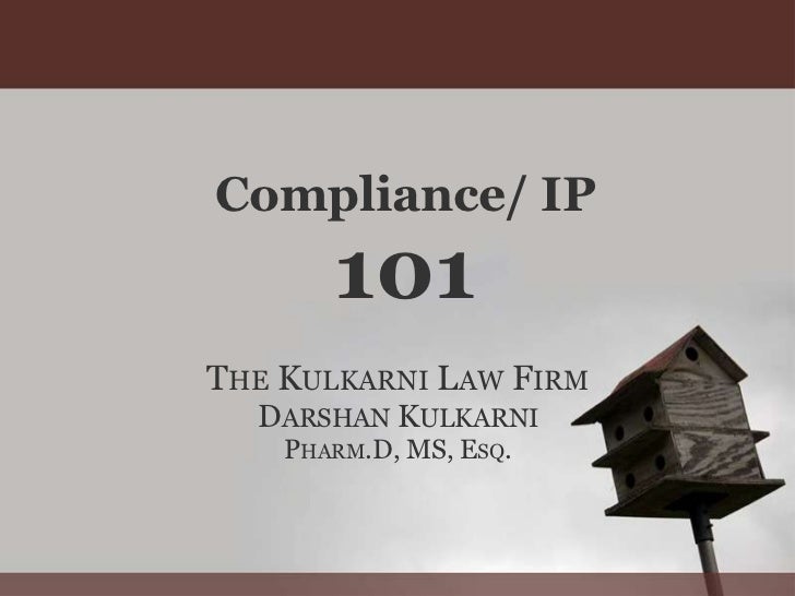 Regulatory opportunities for IP attorneys 2010 Regulatory opportunities for IP attorneys 2010