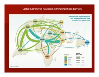 Global Commerce has been eliminating those barriers
 