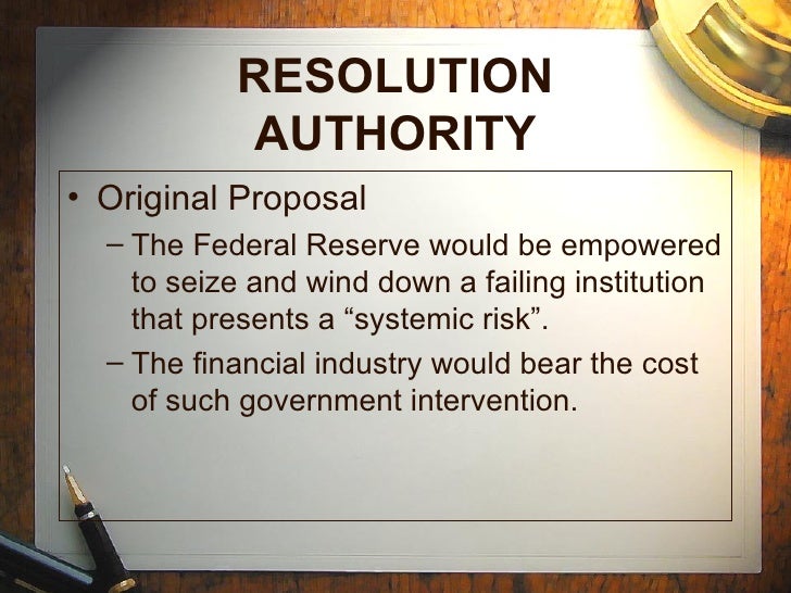 Regulatory Reform Proposal Comparison