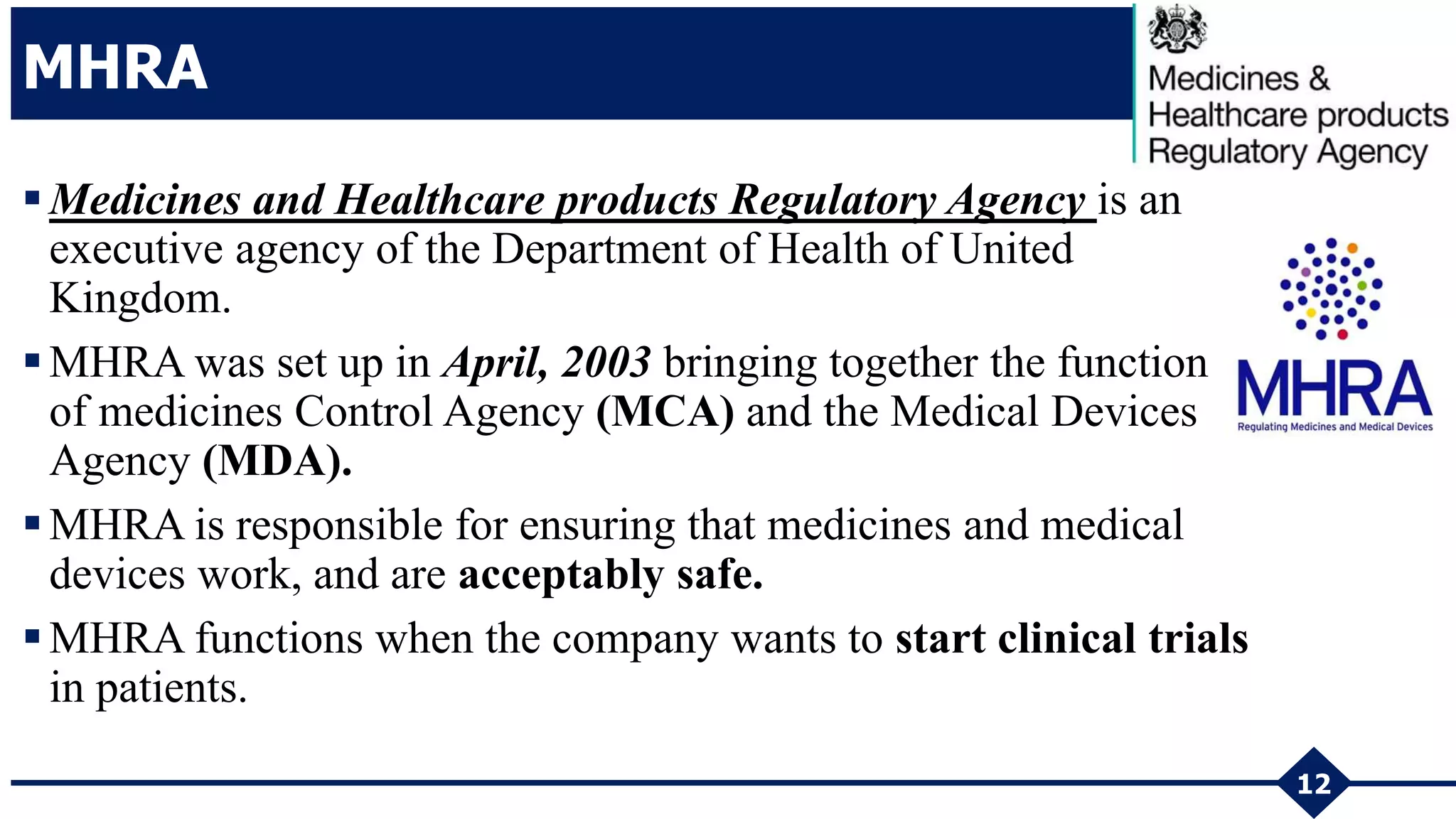 REGULATORY REQUIREMENTS OF EU, MHRA, TGA & ROW COUNTRIES.pptx