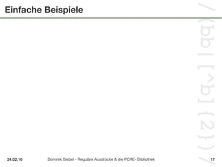 Zu jedem Regex existiert ein endlicher Automat 