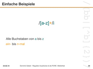 Struktur  Aufbau eines Reges 