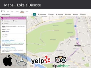 Maps – Lokale Dienste
7
 
