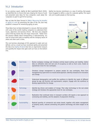 VWork: Measuring the benefits of agility at work - Full Report | PDF