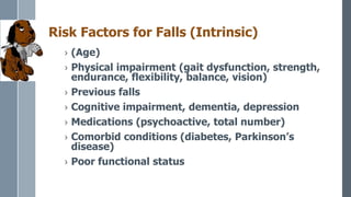 Rehabilitation in Elderly with Fracture | PPTX