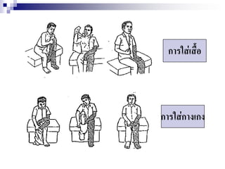 การใส่เUE้อ
  Dressing สื




การใส่กางเกง
  Dressing LE
 