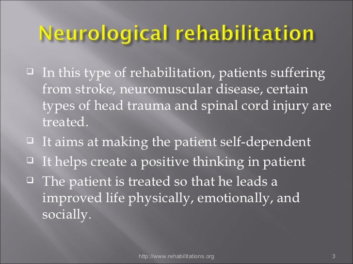 Types Of Rehabilitation